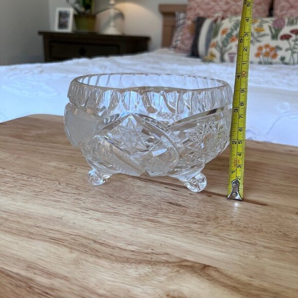 Crystal Fruit Bowl by A. Jabtonski, 1980s - Picture 9 of 9